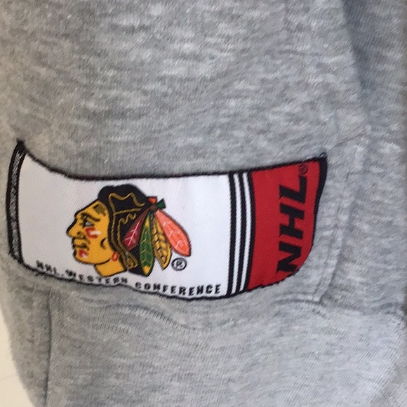 Blackhawks Hockey Zip-Up Hoodie Sweater Jacket - Picture 2 of 5